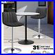 3 PiecePUB TABLE+2 BAR STOOLS SETWood Tabletop Adjustable Height Dining Chair