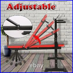 5 in 1 Adjustable Olympic Weight Bench Set with Leg Developer Preacher 600lbs