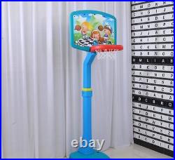 Kids Basketball Set Adjustable Portable Basketball Hoop 7 Height Positions