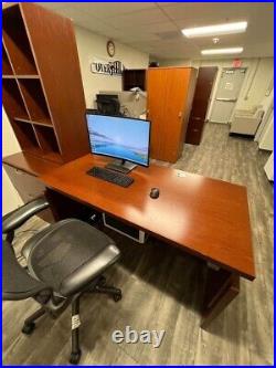 Knoll Executive Office Set with Electrical Height Adjustable Main Desk