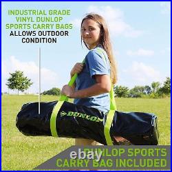 Professional Volleyball Net Set, Adjustable Height Portable with Poles Ball Pump