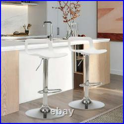 Set of 2 Swivel Bar Stool Adjustable Height Barstools Modern Bar Chair Ergonomic