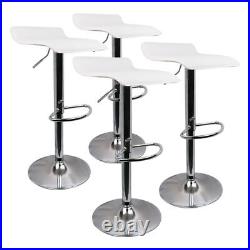 Set of 4 Barstools Swivel Height Adjustable Kitchen Pub Counter Chair withFootrest