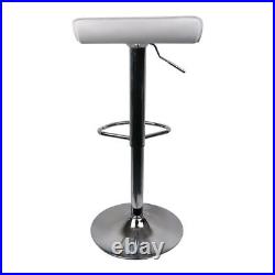 Set of 4 Barstools Swivel Height Adjustable Kitchen Pub Counter Chair withFootrest